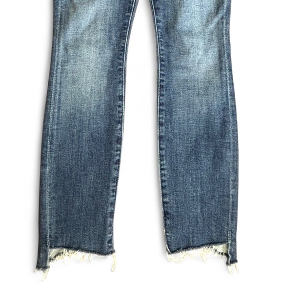 Mother The Stunner Zip Two Step Fray Jeans “Girl Crush” Size 25 - Picture 4 of 7